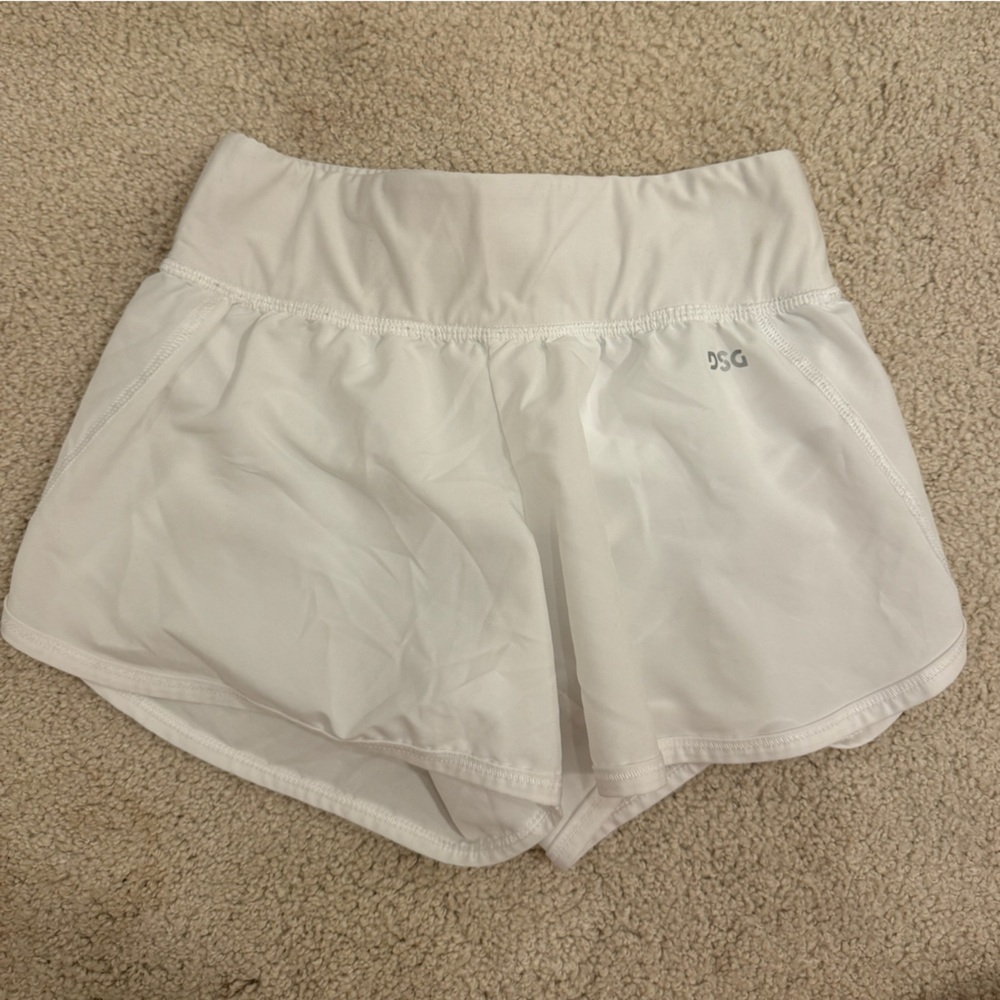 White DSG Athletic Shorts Kids
